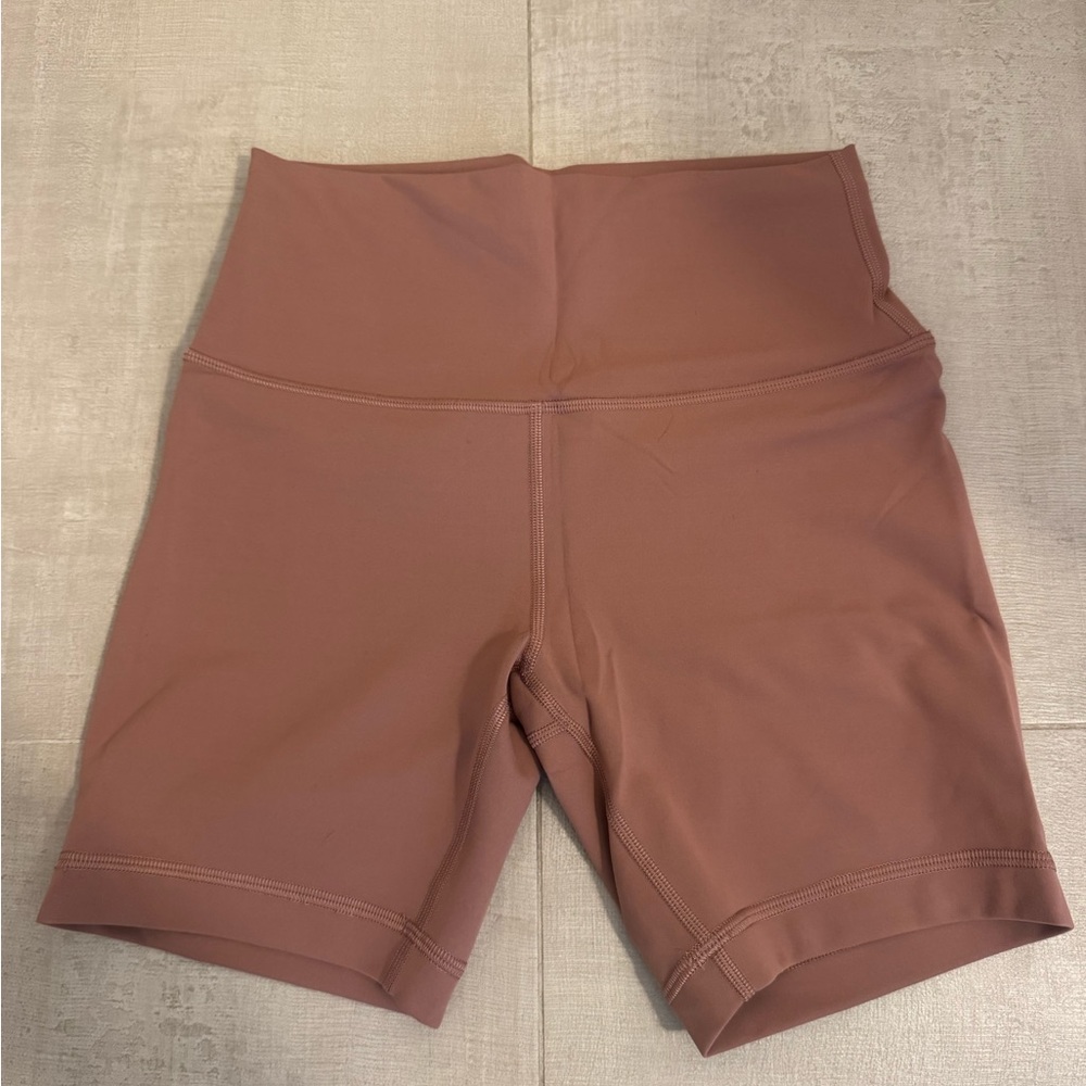lululemon athletica High-Rise Bike Shorts in Dusty Rose